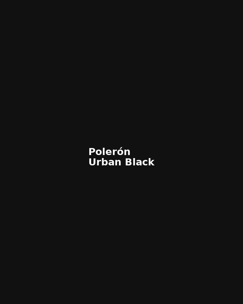 Polerón Urban Black