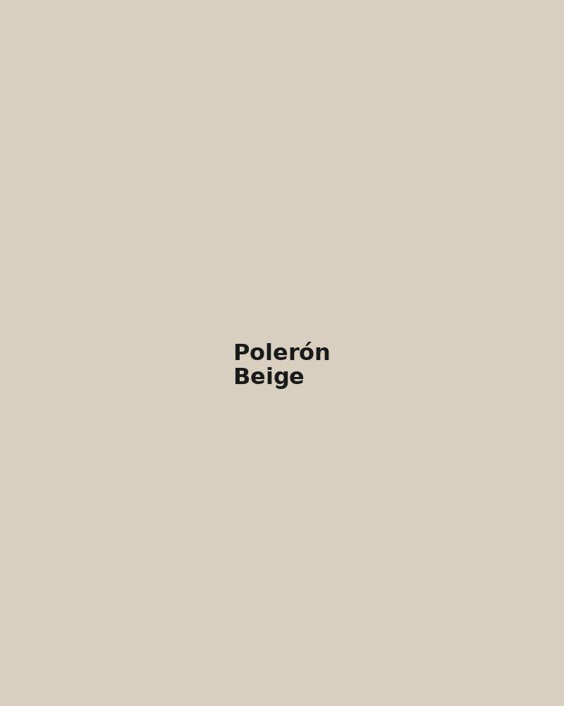 Polerón Beige